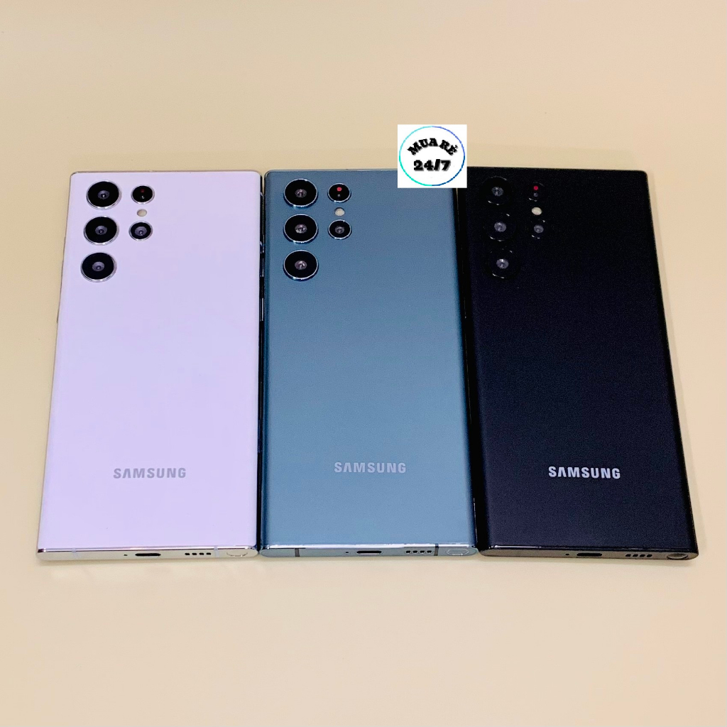 Mô hình samsung s22 ultra. Dòng mô hình cao cấp mới nhất màu xanh, trắng, đen