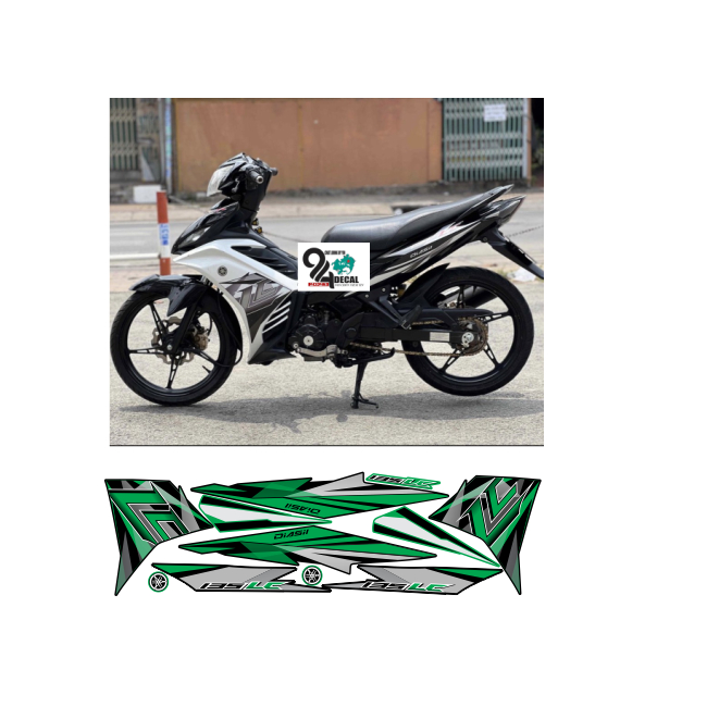 tem rời exciter 135 mau lc cao cấp đa dạng màu sắc