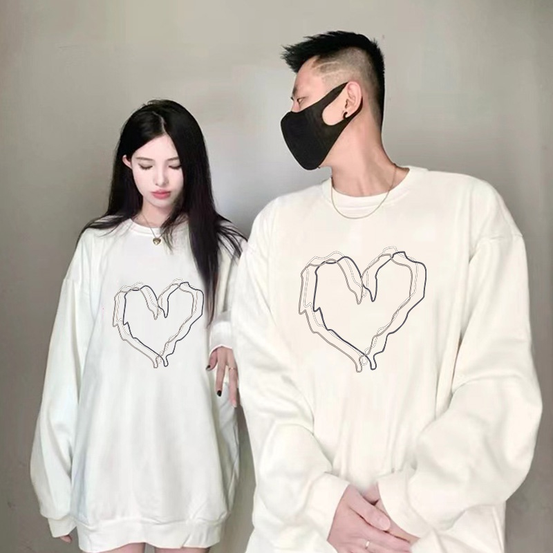 Áo đôi mùa đông hoodie sweater nỉ bông cao cấp mặc cặp cùng người yêu ...