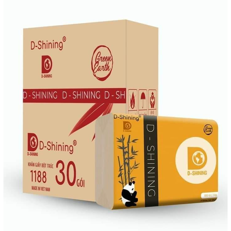 Set 30 (3 Túi) GÓI GIẤY ĂN GẤU TRÚC