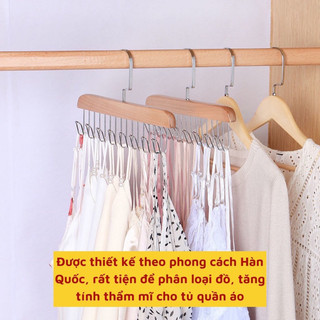Móc treo áo 2 dây bra đa năng tiện lợi, móc gỗ treo áo lót cà vạt 🌸free ship🌸 thắt lưng túi xách gọn tủ quần áo