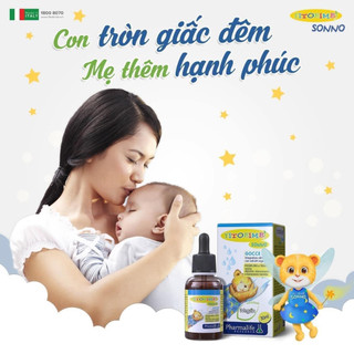 [Chính Hãng] FITOBIMBI SONNO, 30ml, Siro hỗ trợ ngủ ngon cho bé