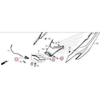 lò xo chốt bát khoá mở nắp xăng ab air blade 125 150 160 2013 2014 2015 2016 2017 2018 2019 2020 2021 2022 2023