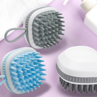 Lược gội đầu massage silicone hình vuông
