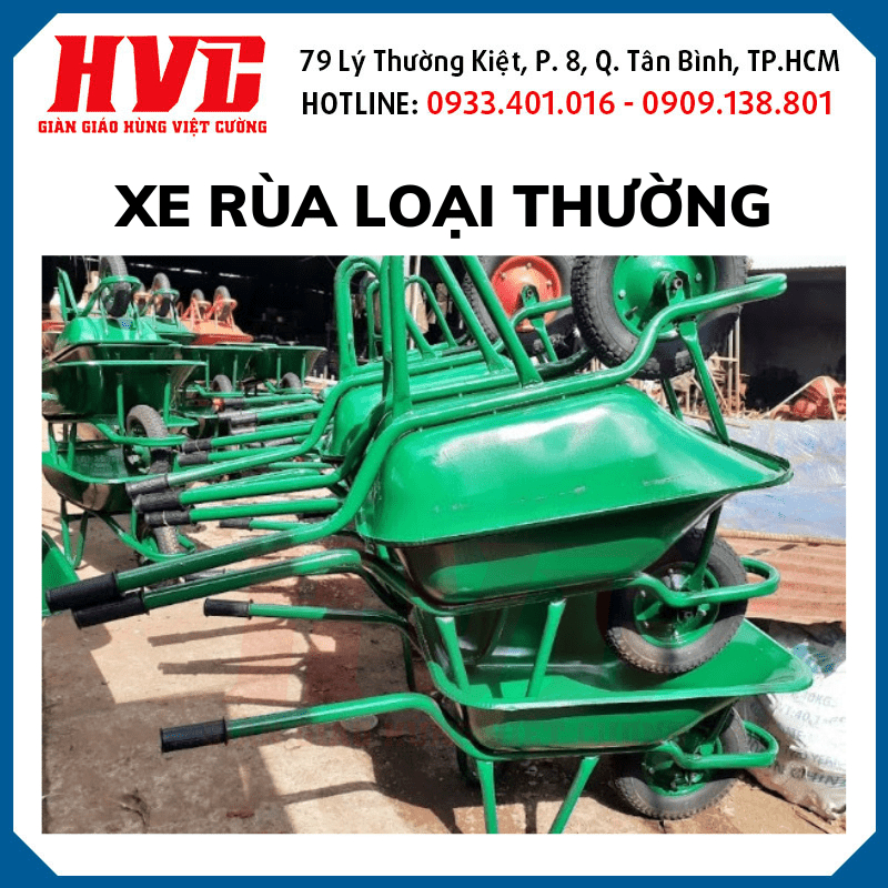 Xe rùa thùng Tôn / Sắt màu Cam / Xanh mạ sườn chắc chắn Xe đẩy hàng xây ...