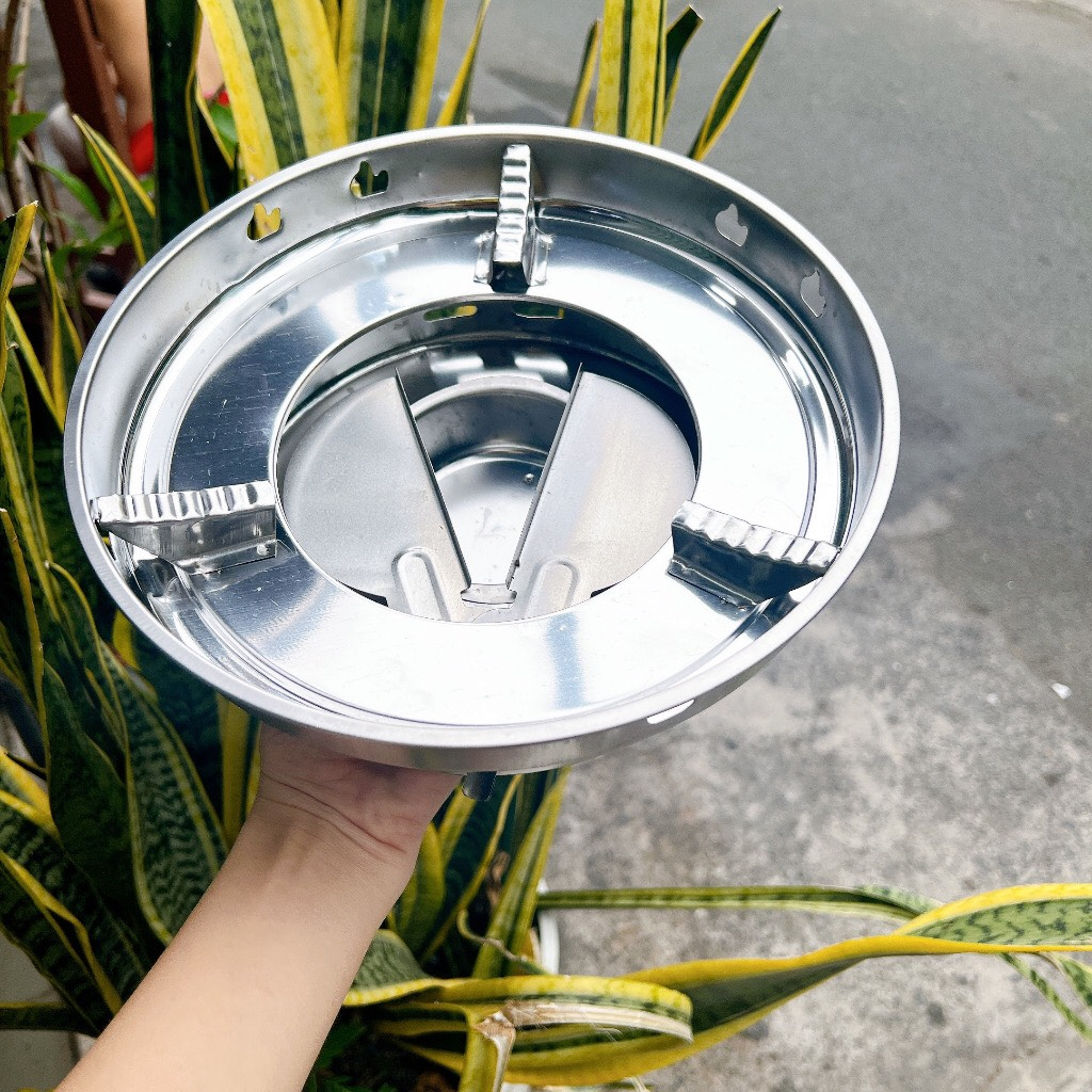 Bếp  inox chắn gió CHERRY - tiệu lợi  dã ngoại  (siêu rẻ)
