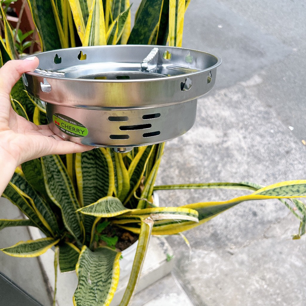 Bếp  inox chắn gió CHERRY - tiệu lợi  dã ngoại  (siêu rẻ)