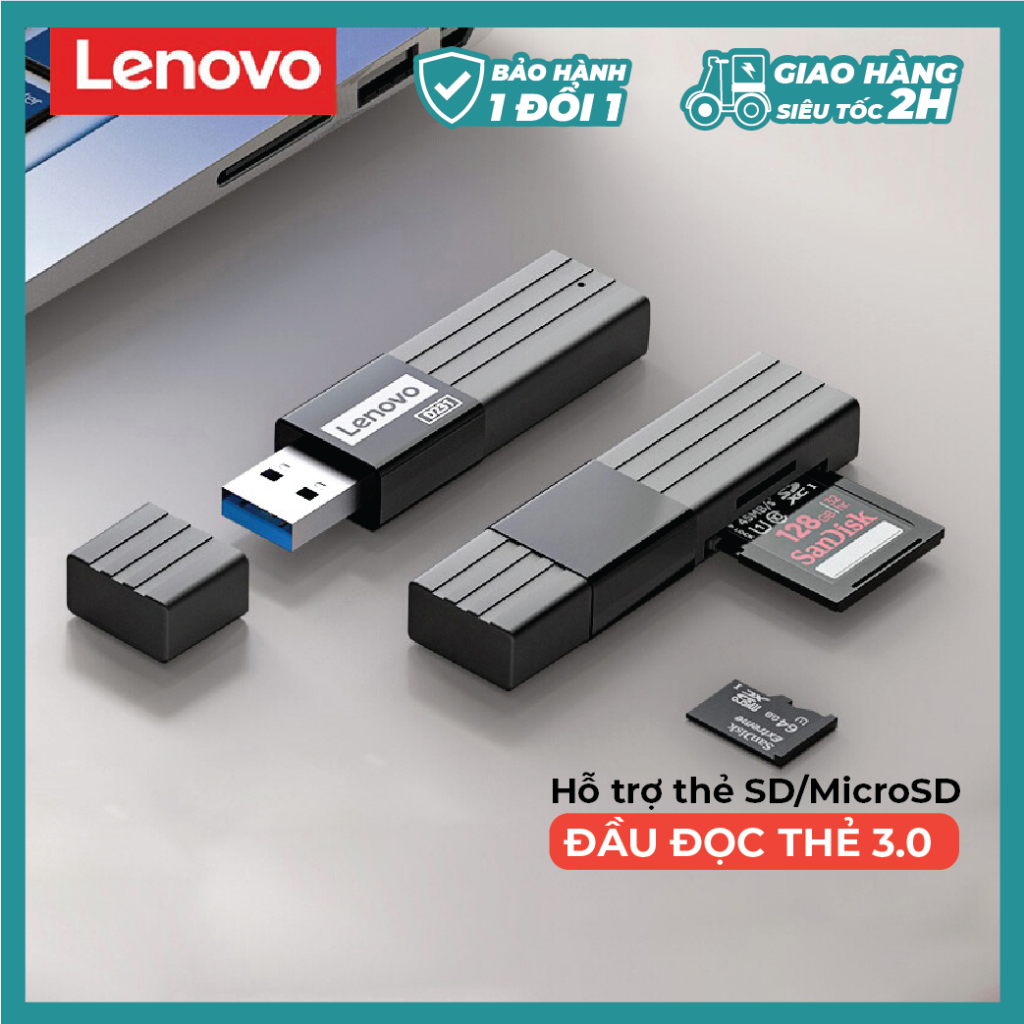 Đầu Đọc Thẻ Nhớ Lenovo D221 / D231 CHUẨN USB 3.0 Gía Rẻ | Shopee Việt Nam