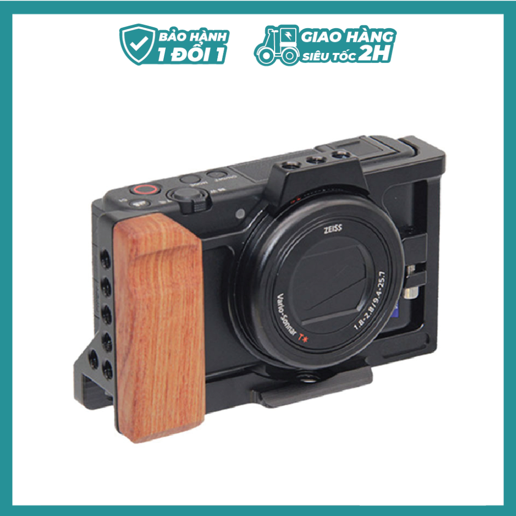 KHUNG BẢO VỆ- RIGCAGE CHO SONY ZV1 KÈM BÁNG GỖ | Shopee Việt Nam