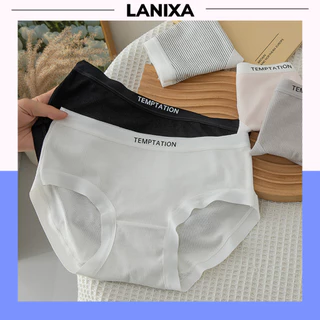 Quần lót nữ thun lạnh mềm mại thoáng mát, Quần chip nữ cạp vừa đáy 2 lớp kháng khuẩn LANIXA LY08