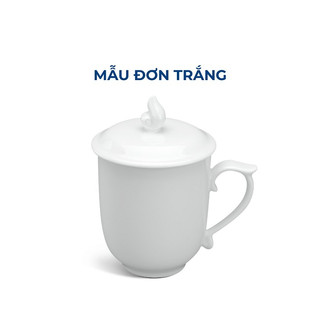 Ca Trà Sứ Có Nắp Dung Tích 300 ML Cao Cấp