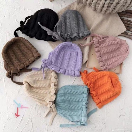 Mũ len tai bèo cô gái Hà Lan cho bé gái 0-2 tuổi mesocshop
