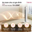 Máy sưởi gốm không khô da Nhập Khẩu Fujihome FH2000M, quạt sưởi ấm mini đặt sàn tự ngắt tiết kiệm điện