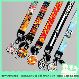 [Sẵn VN - Hỏa Tốc] Dây Đeo Thẻ 45cm Sử Dụng Móc Bao Đựng Thẻ Nhân Viên Phong Cách Thể Thao Đá Banh Football Sport