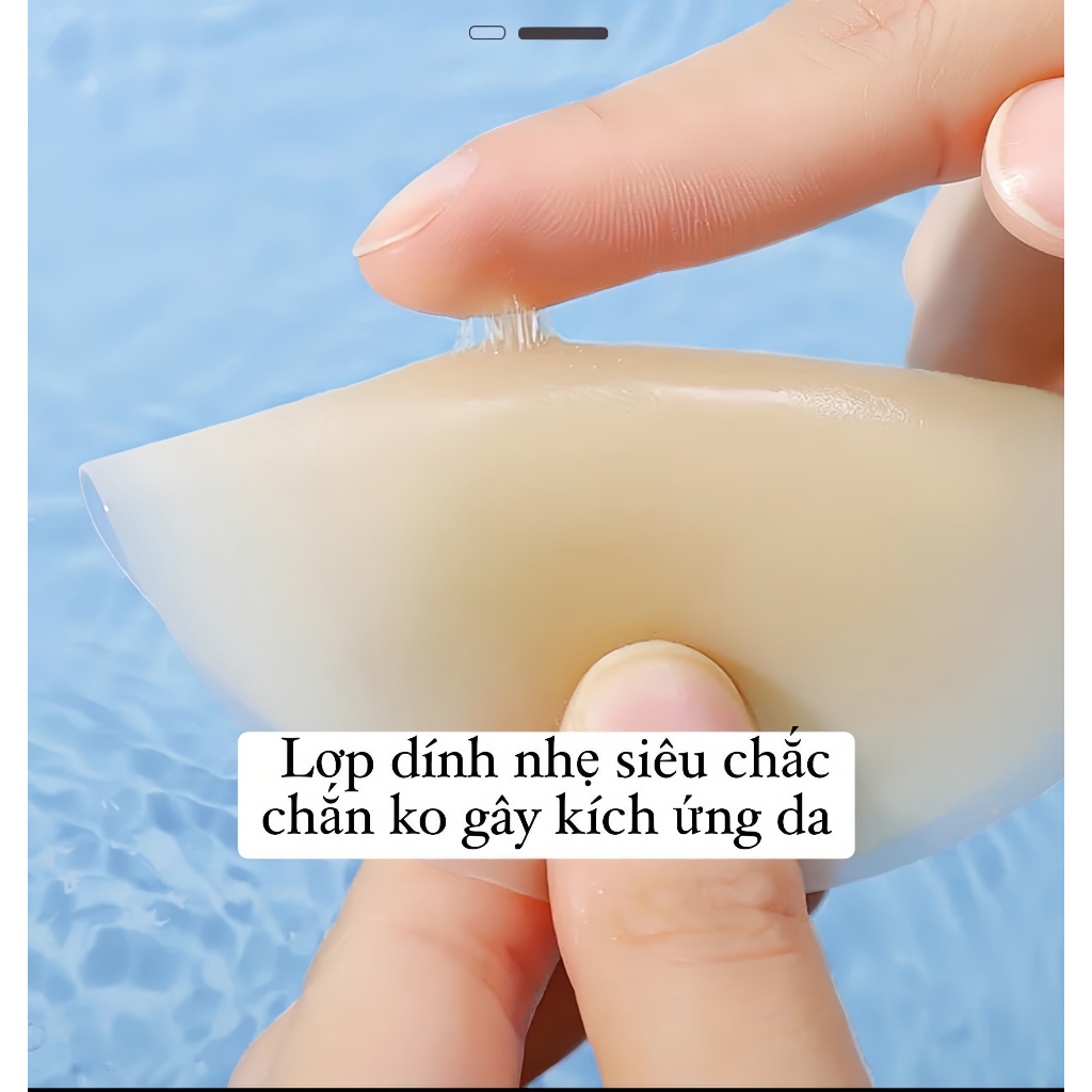Miếng Dán Ngực Silicone cao cấp siêu mềm êm sử dụng nhiều lần D199