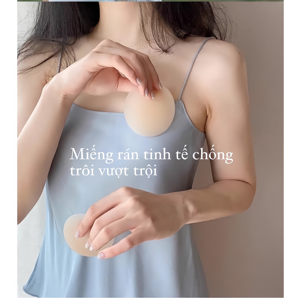 Miếng Dán Ngực Silicone cao cấp siêu mềm êm sử dụng nhiều lần D199