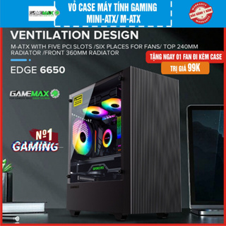 Vỏ Case GAMEMAX REVOLT - Đen Khỏe Dữ Dội, Độ Bền Đỉnh Cao