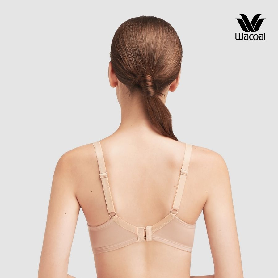 Áo ngực nữ Wacoal ILB4098 không mút nâng ngực nhẹ có gọng chống tuột, Áo lót ren Bigsize dây đeo điều chỉnh - LB4098