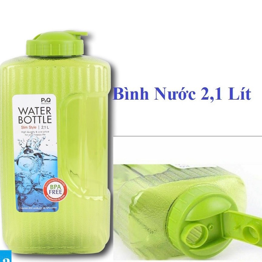 Bình đựng nước 2.1L Lock&Lock MÀU NGẪU NHIÊN - Lock&Lock Water Bottle P-00052 HAP736 (2.1L)
