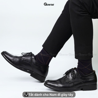 Hộp 5 đôi tất giày tây nam công sở GOMTAT mẫu MIX16, chất liệu cotton mềm mại, hút ẩm thoáng khí - LUX-MIX16-CB5