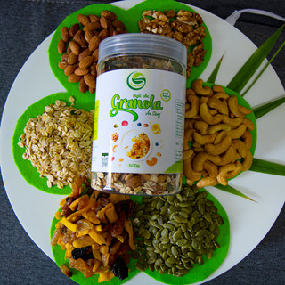 Ngũ cốc Granola G Food Ăn Sáng - 70% hạt 30% yến mạch