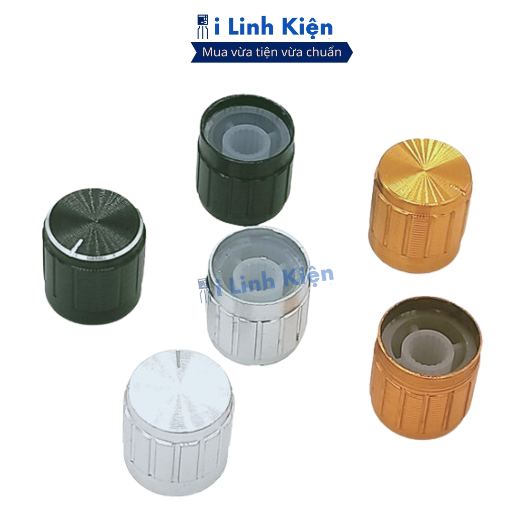 Núm vặn biến trở chiết áp nhôm nhiều màu chất lượng ilinhkien