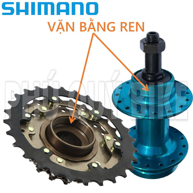 Líp 7 Tầng Vặn SHIMANO Chính Hãng