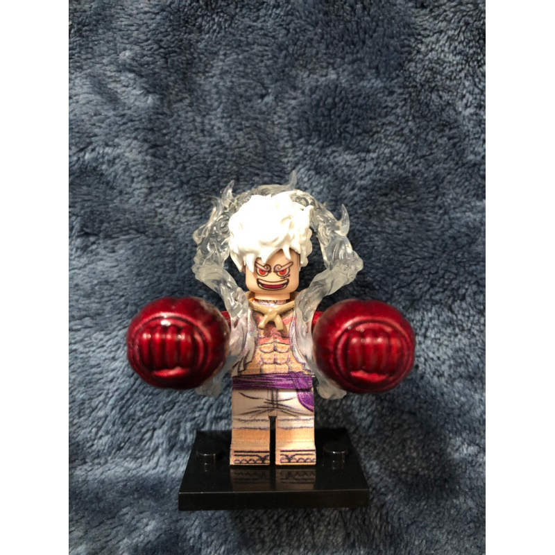 Lego custom minifigure Luffy gear 5 Nika (One Piece) Shopee Việt Nam
