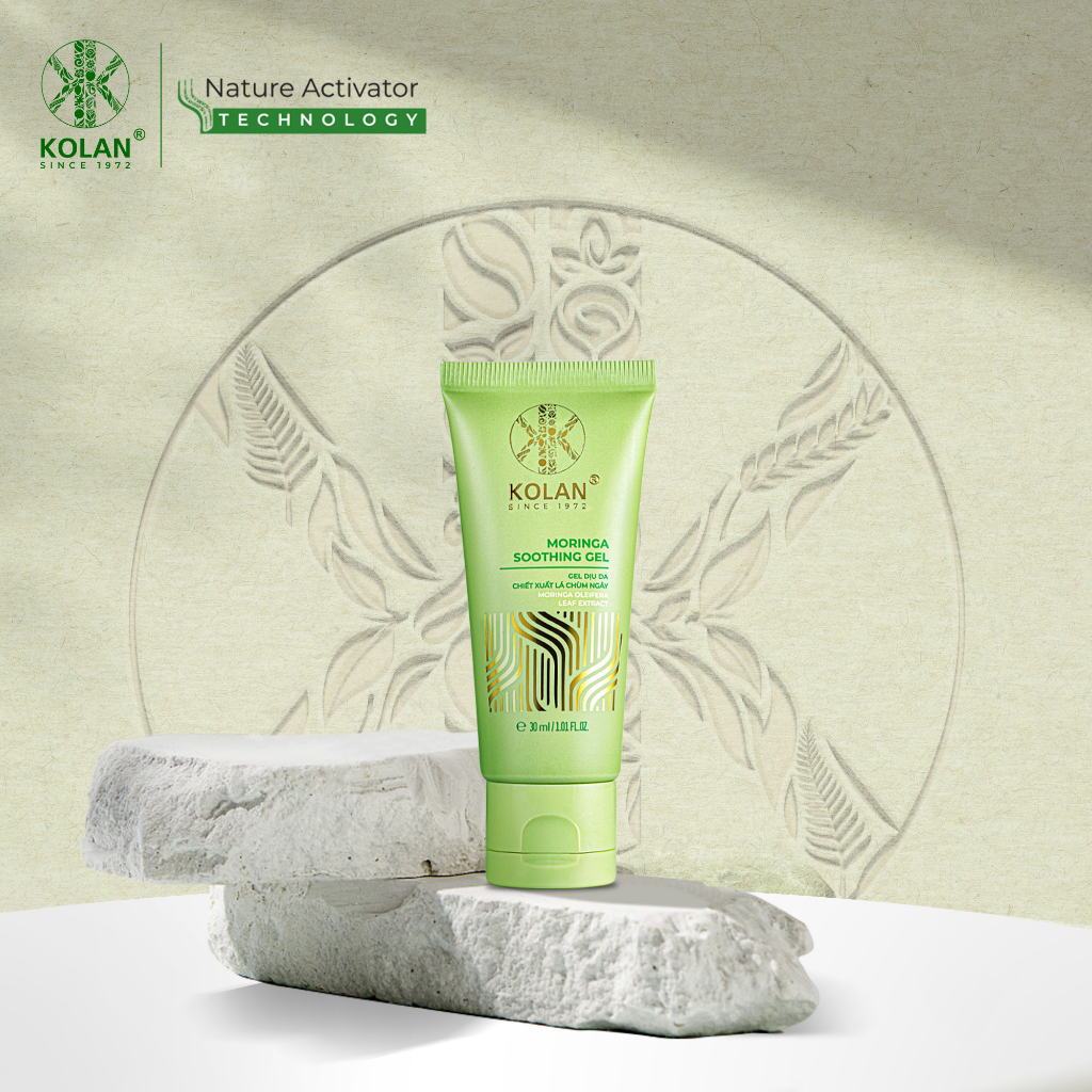 [Date 08/2026] Gel Làm Dịu Da KOLAN 30ml, Chiết Xuất Chùm Ngây, Dưỡng Ẩm, Dưỡng Da Mềm Mịn