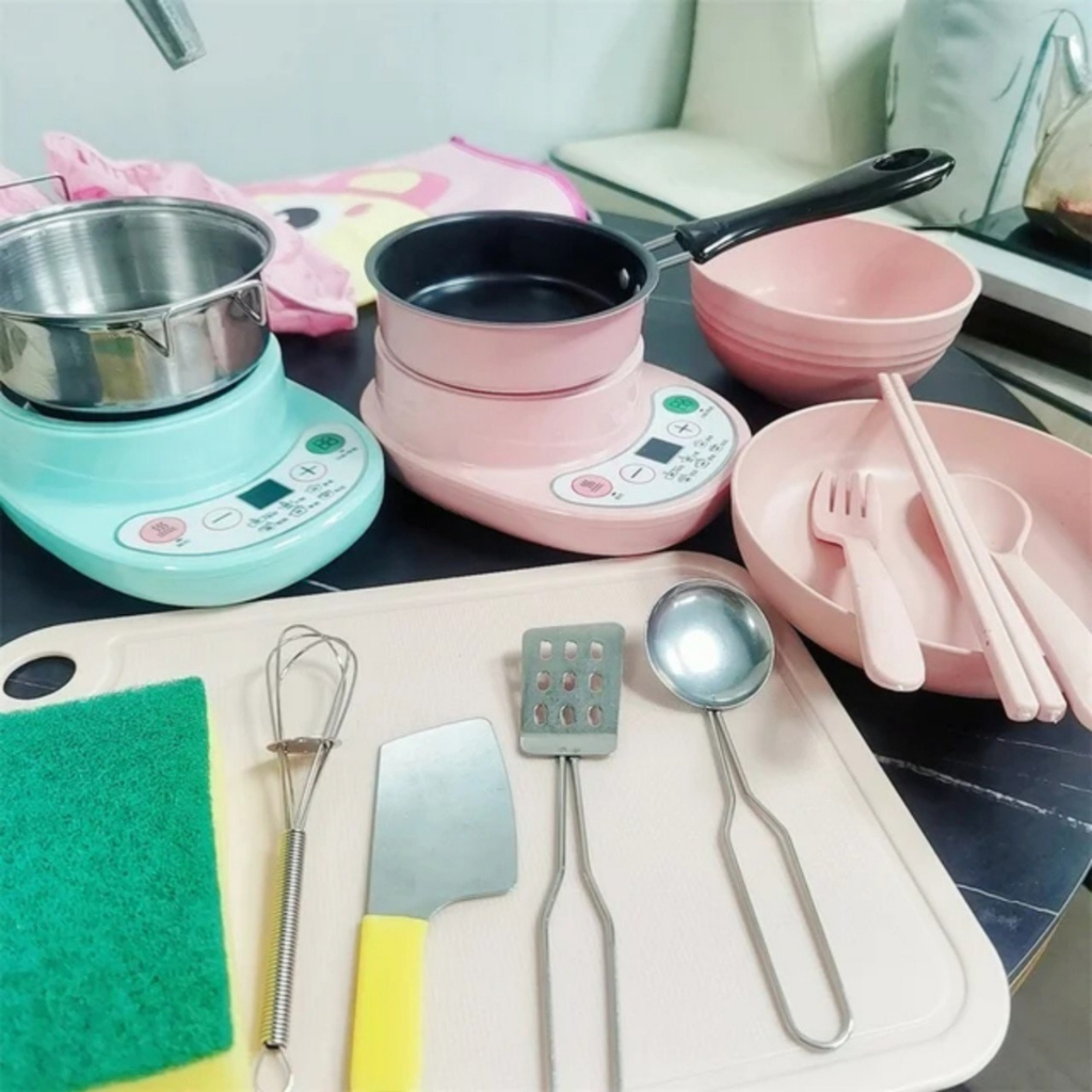 Ảnh Đồ chơi nấu ăn cho bé, bộ nấu ăn thật 2
