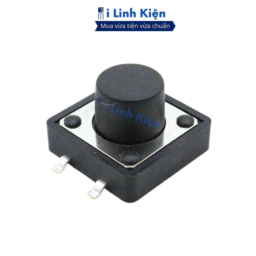 Nút nhấn 4 chân 12x12mm DIP chống nước chất lượng cao ilinhkien.