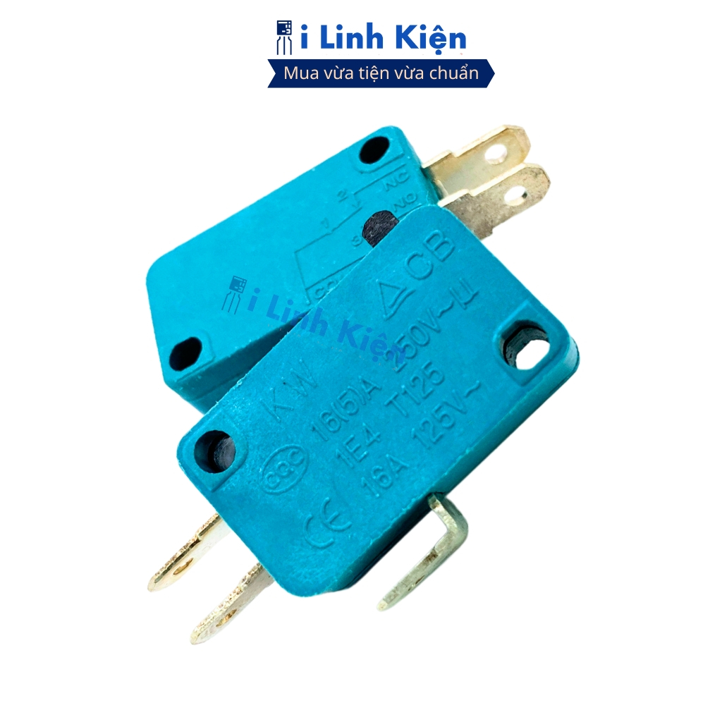 Công tắc hành trình, công tắc cửa lò vi sóng, nồi cơm điện 250V 16A màu xanh chất lượng cao ilinhkien.