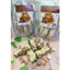 Thanh gạo lứt mix trà bông gói lớn 500G ăn vặt loại ngon healthy giảm cân