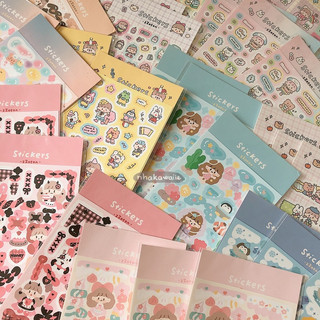 Hình dán sticker cute trang trí toploader zZoton không thấm nước