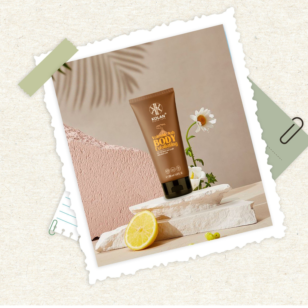 [Date 08/2027] Tẩy Tế Bào Chết Body KOLAN 200ml, Dưỡng Ẩm, Chăm Da Sáng Mịn
