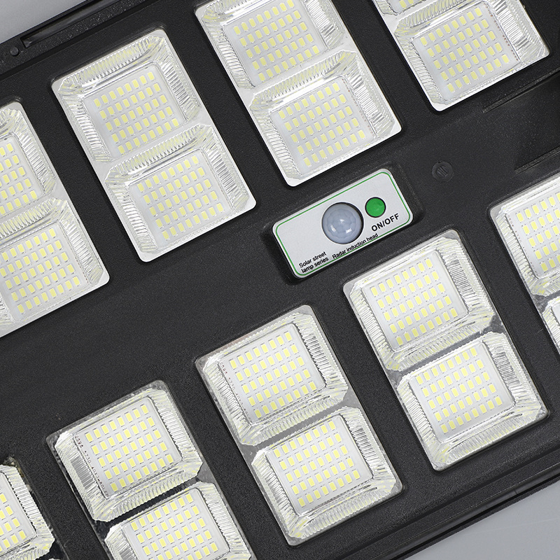 Đèn năng lượng mặt trời liền thể 3 cánh 1000w, Đèn Led năng lượng cảm biến chuyển động chống nước tốt