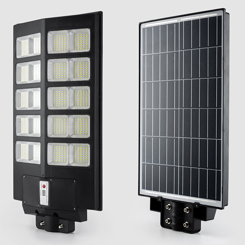 Đèn năng lượng mặt trời liền thể 3 cánh 1000w, Đèn Led năng lượng cảm biến chuyển động chống nước tốt