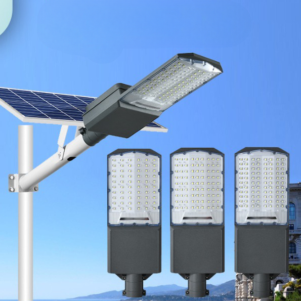Đèn năng lượng mặt trời sân vườn 600W, Đèn đường bàn chải cao áp chống nước tốt