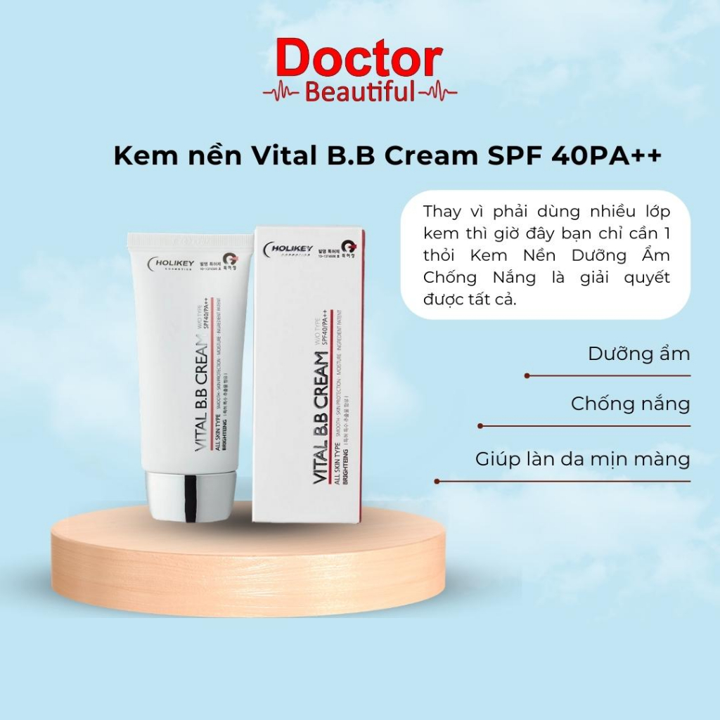 Kem Nền Vital B.B Cream SPF 40PA++ | Shopee Việt Nam