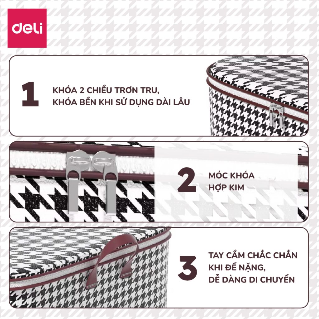 Giỏ túi đựng chăn quần áo bằng vải 140L DELI, Túi đựng chăn màn đa năng cỡ lớn có thể gấp gọn, chống bụi bẩn, ẩm mốc
