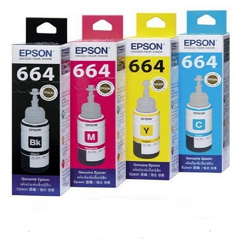 Mực cho máy in Epson L310, L385, L360, L365, L100, L200, L110, L210, L300, L350, L120, L220, L1300 - Mực 664 refill ink