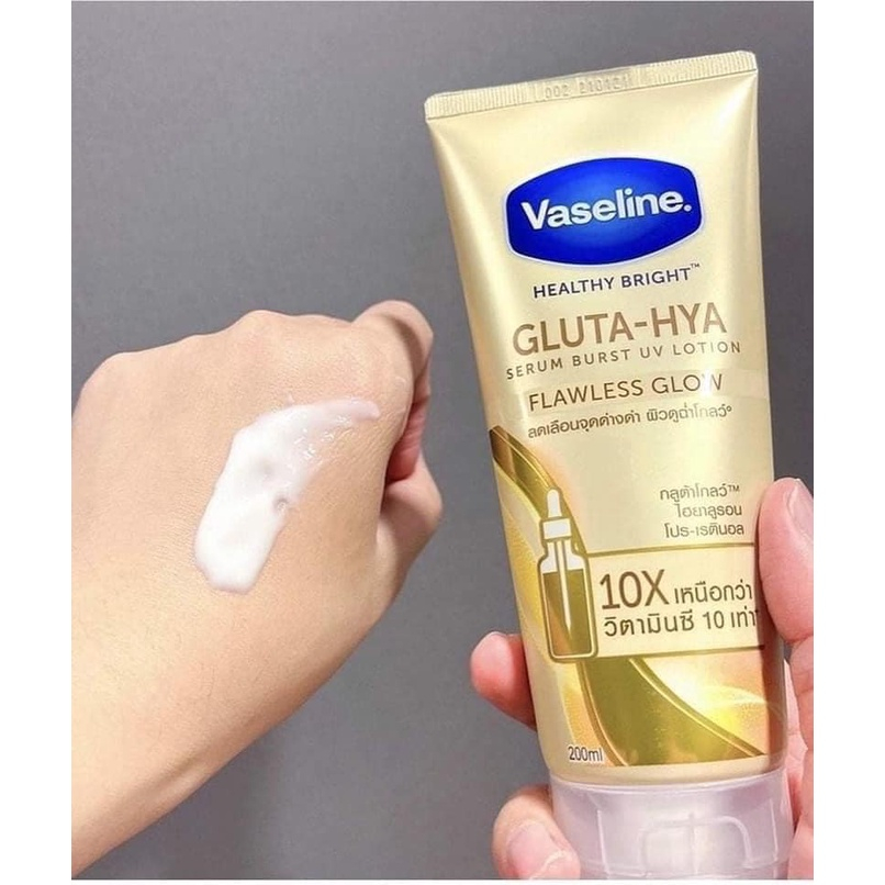 [Combo 1 tặng 1] - Dưỡng Thể Vaseline Healthy Bright Gluta-hya 330mL TẶNG Dưỡng Thể Vaseline Ove