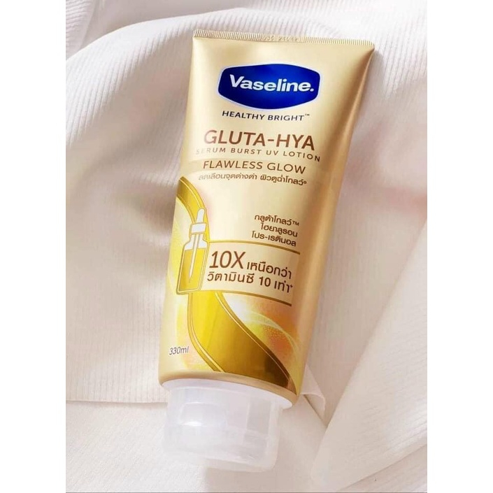 [Combo 1 tặng 1] - Dưỡng Thể Vaseline Healthy Bright Gluta-hya 330mL TẶNG Dưỡng Thể Vaseline Ove