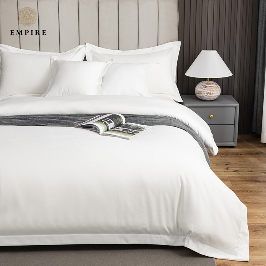 Bộ ga trải giường chuyên khách sạn villa EMPIRE cotton T400 Mát mịn chuẩn khách sạn 5 sao - EMPIRE | Bedding & Decor