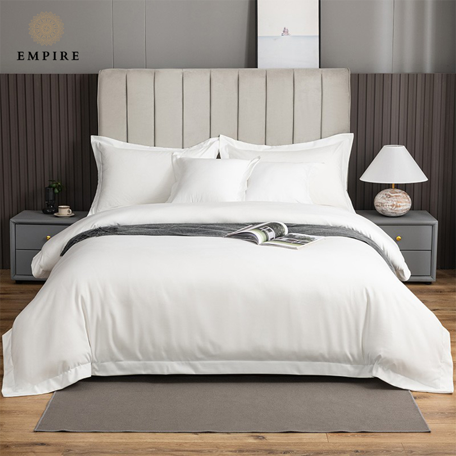 Bộ ga trải giường chuyên khách sạn villa EMPIRE cotton T400 Mát mịn chuẩn khách sạn 5 sao - EMPIRE | Bedding & Decor