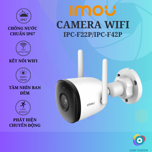 CAMERA WIFI Imou Bullet 2C (2MP/4MP) IPCF22P IPCF42P Chống