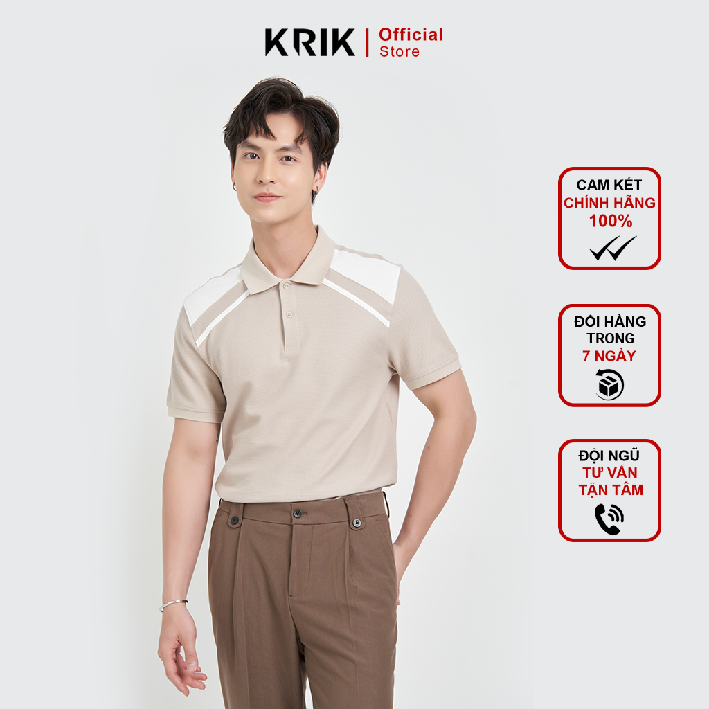 Áo Polo Nam KRIK Cổ Đức Chất Liệu Cotton Cao Cấp Form Regular Vừa Vặn Thoải Mái PL2009