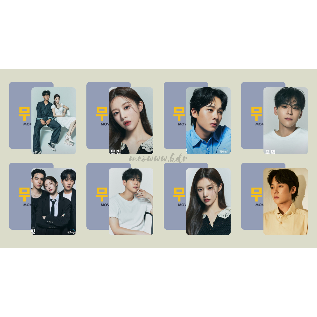 set card bo góc phim "Moving"-"Đội thiếu niên siêu đẳng"Jo In Sung,Han Hyo Joo,Go Yoon Jung, Ryu Seung Ryong