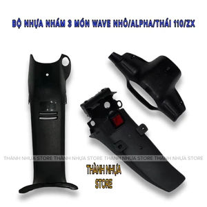Dàn áo Wave nhỏ/Thái 110/Alpha/Zx - 3 món nhựa nhám