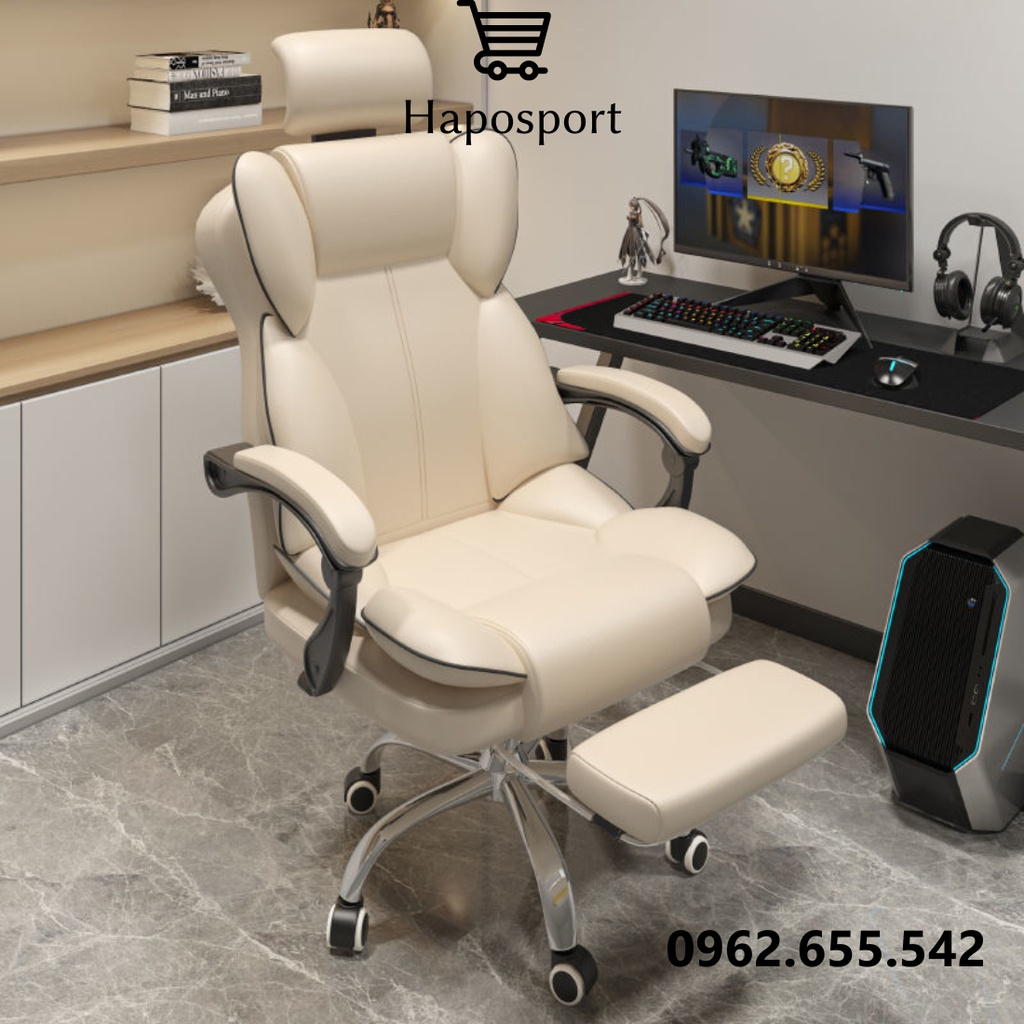 Ghế Gaming Công Thái Học Tựa Đầu Cao Cấp, Ghế Game Xoay 360 Độ Hàng ...